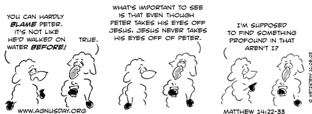 Matthew 14 v 22-33