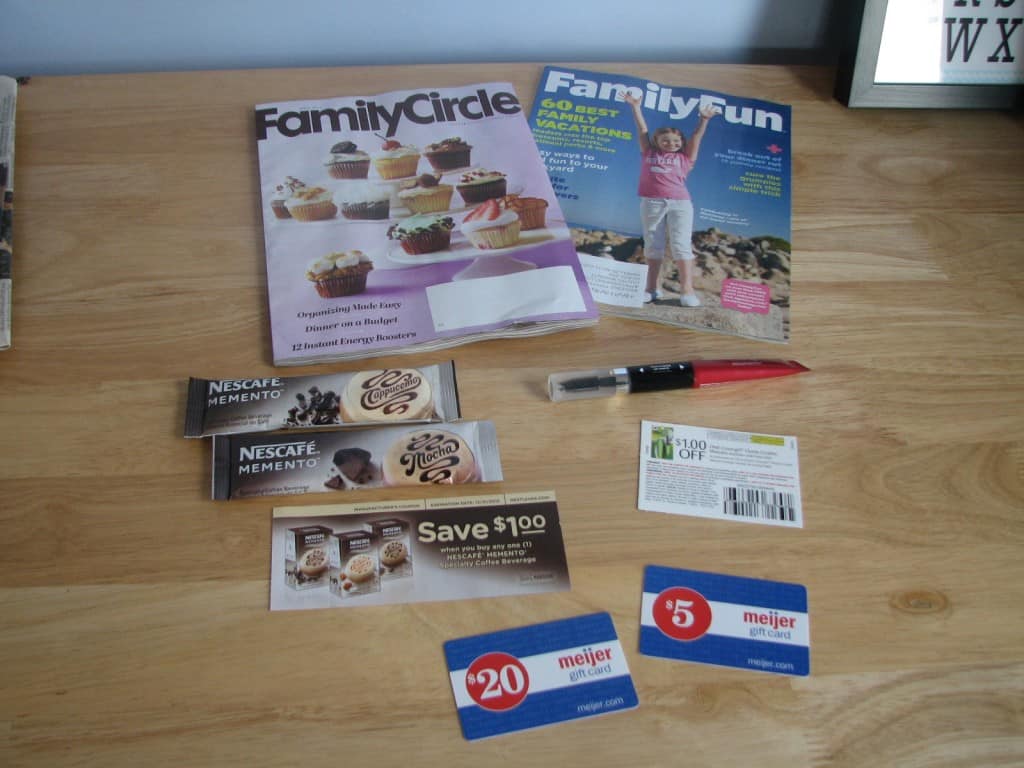 Freebies in my Mailbox