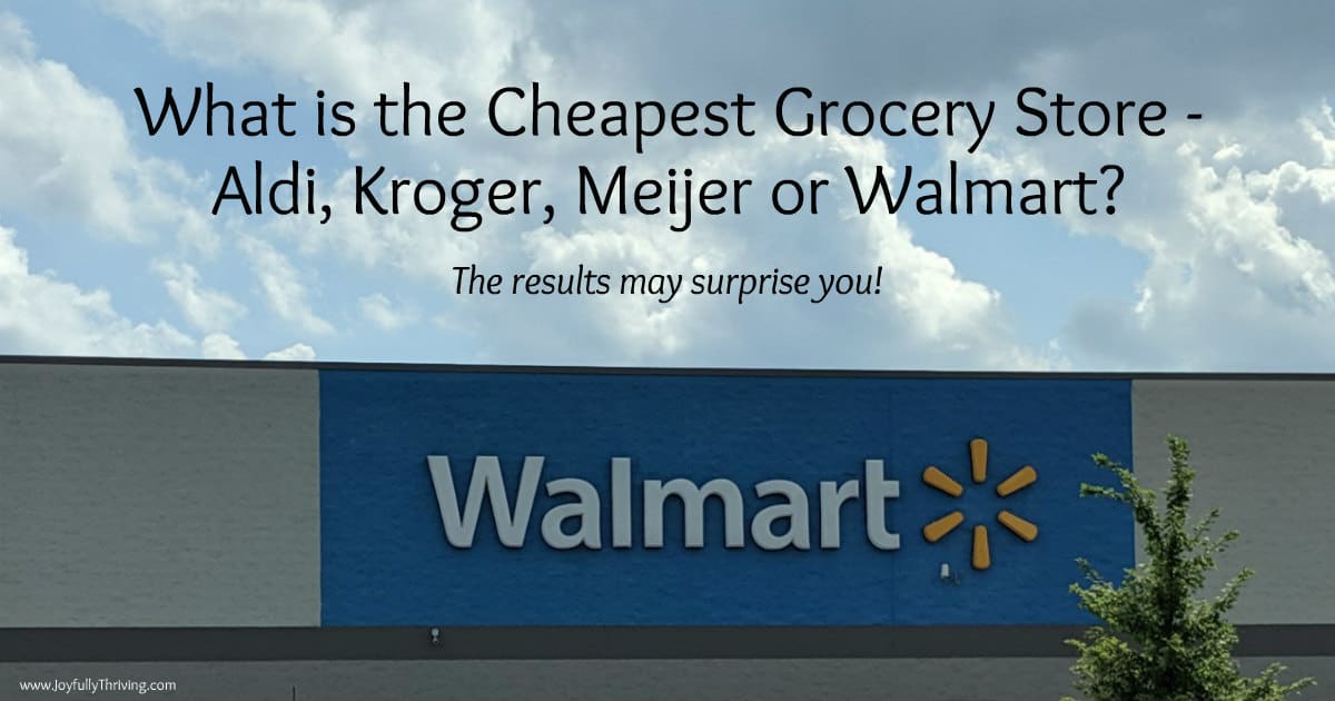 The Cheapest Grocery Store - A Massive Price Comparison